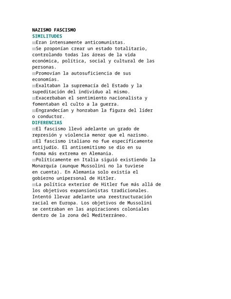 Docx Diferencias Entre Nazismo Fascismo Dokumen Tips