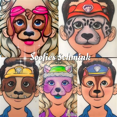 Paw Patrol Face Paint By Soofies Schmink Soofiesschmink Schminken