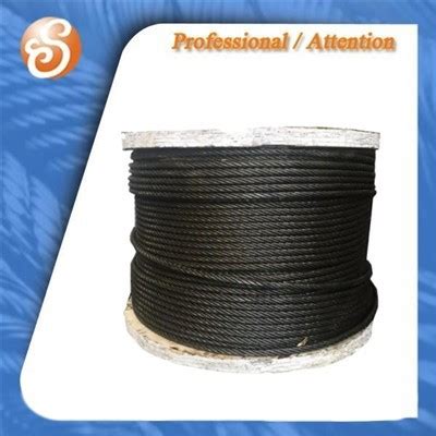 China Ungalvanized Steel Wire Rope 8x19S FC Manufacturers Suppliers