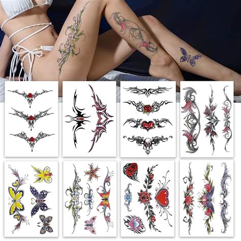 Buy Maycreate Sheets Temporary Tattoos Sticker For Women Clavicle