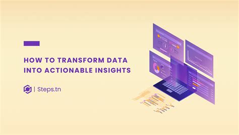 How To Transform Data Into Actionable Insights STEPS