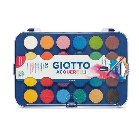 Acuarela Giotto Colores Estuche De Plastico