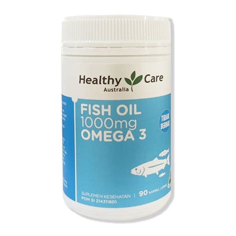 Jual Healthy Care Fish Oil Omega 3 1000mg 90 Kapsul Lunak HBHoz