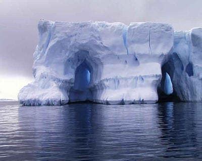 Ice sheets in Antarctica formed by massive fall in CO2