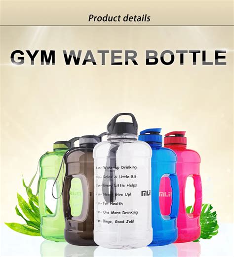 Bpa Free Reusable 128 Oz Large Capacity Gallon Sport Water Bottle With