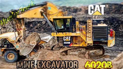 HYDRAULIC MINING SHOVEL EXCAVATOR 6020B CATERPILLAR YouTube