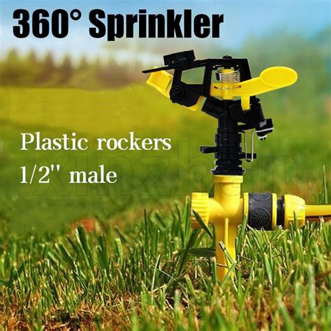 Degree Rotating Jet Sprinklers Garden Agriculture Irrigation Tool