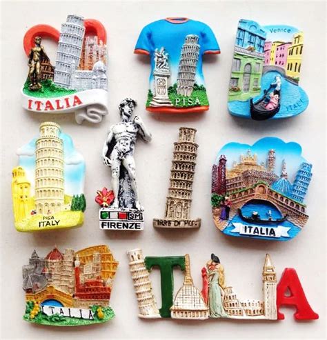 High Quality Handmade Italy Leaning Tower Of Pisa D Fridge Magnets