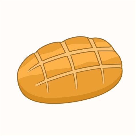 Premium Vector Delicious Bread Cartoon Vector Illustration