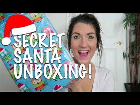 SECRET SANTA UNBOXING VLOGMAS DAY 23 YouTube