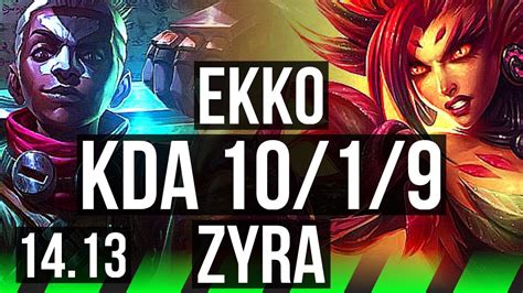 Ekko Vs Zyra Jgl Rank Ekko Legendary Games Br