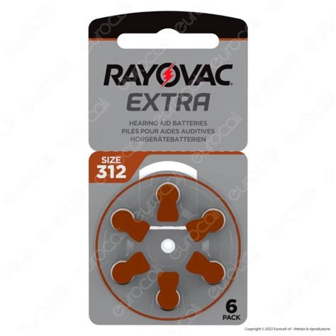 Rayovac Misura Batterie Per Apparecchi Acustici