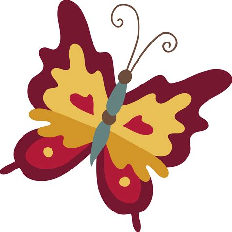 Download Butterfly Vector Png Illustration Full Size Png Image Pngkit