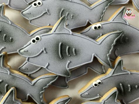 Friendly Shark Cookies Shark Cookies Shark Cookies Friendly Shark