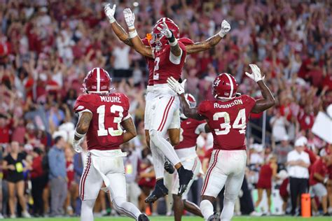 College Football Winners And Losers Alabama S Dramatic Win Over