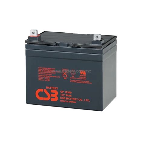 BATERÍAS CSB GP12340 12V 34AH BATERÍAS PARA UPS BATERÍAS PARA NOBREAK