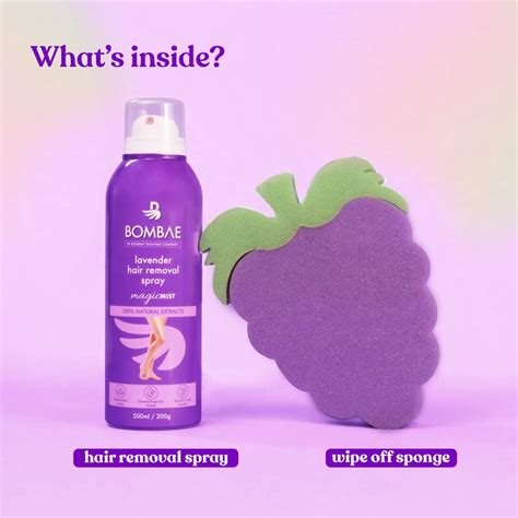 Hair Removal Spray | Lavender - 200g – Bombae