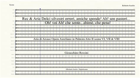 Rec Arie Dolci Silvestri Orrori Amiche Sponde Arsace Opera