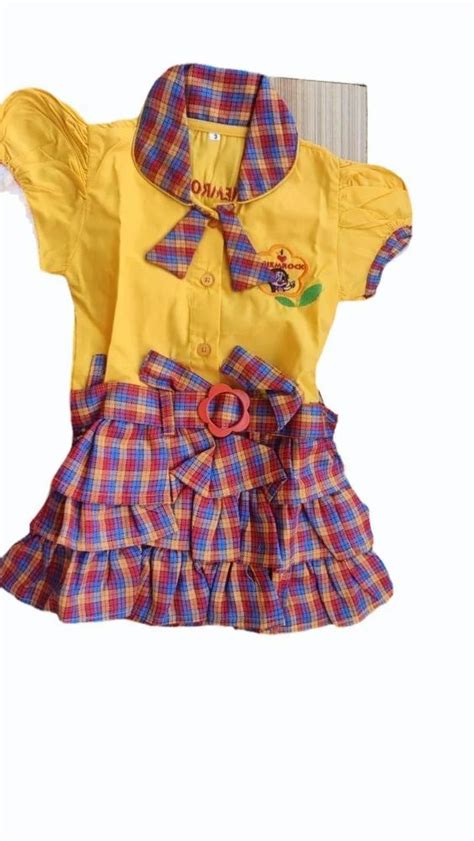 Girls Nursery School Uniform, Size: Medium at Rs 400/piece in Bareilly ...