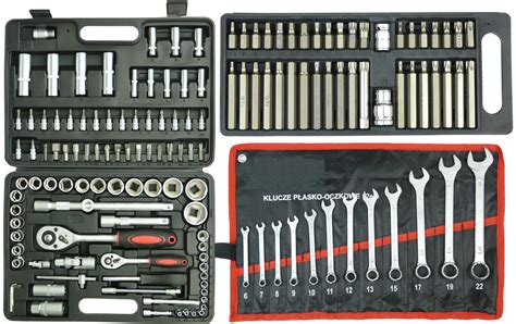 ZESTAW KLUCZY NASADOWYCH KLUCZE NASADOWE 160M BITY 12SZT 6 22mm 40