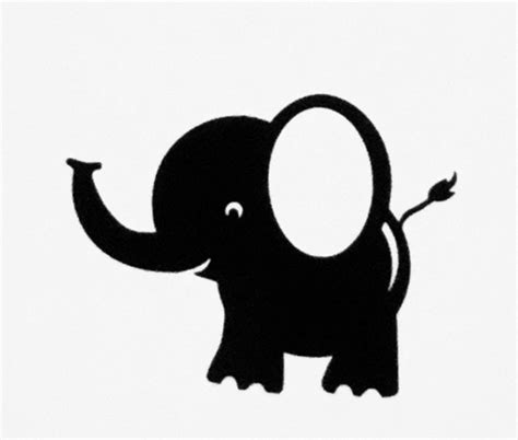 Elephant Decal Vinyl Sticker Cute Elephant Decal Baby Elephant Etsy