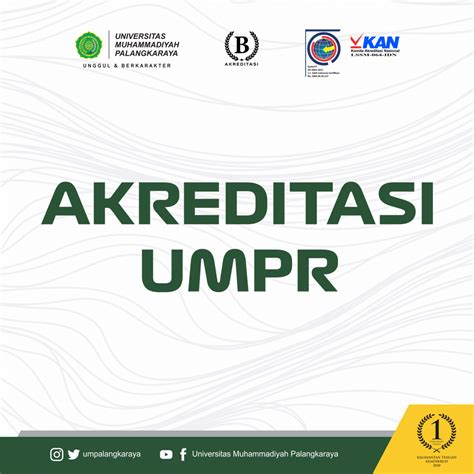 Kumpulan Akreditasi Universitas Muhammadiyah Palangkaraya Umpr