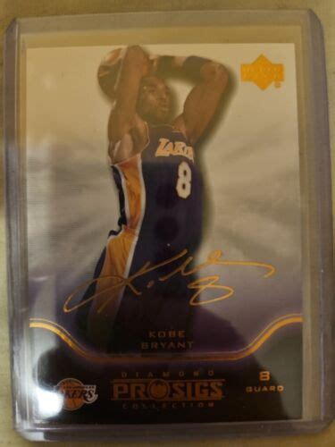 2004 05 Upper Deck Pro Sigs Diamond Collection 37 Kobe Bryant Mint