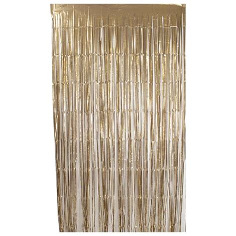 Matte Gold Foil Door Curtain Backdrop M X Cm Partyrama