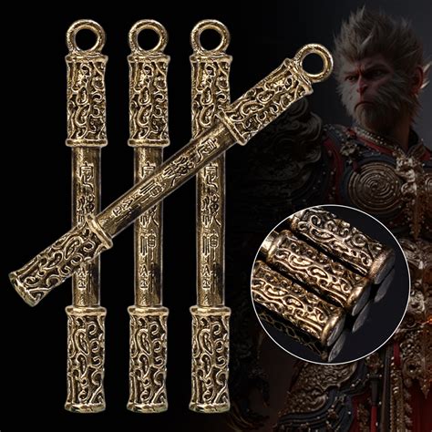 Sun Wukong S Golden Cudgel Pendant Ruyi Golden Hoop Stick Key Bag