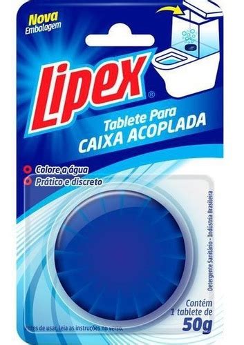 Bloco Detergente Sanitário Pedra Caixa Acoplada Lipex 50g FAST LIMP