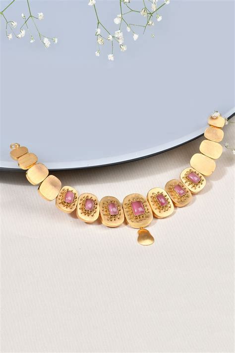 Designer Statement Necklace Francis Alukkas Indian Gold Necklace