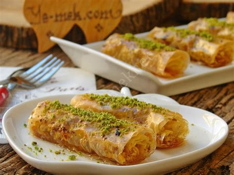 Baklavalık Yufkadan Cevizli Sarma Baklava Nasıl Yapılır 15 16