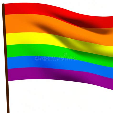 Rainbow Flag Pride Flag Freedom Flag Is An International Symbol Of The Lesbian Gay Bisexual