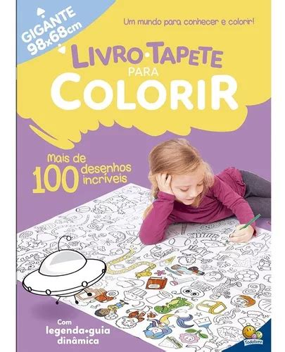 Livro Tapete Gigante Para Colorir 98 X 68 Cm Todolivro MercadoLivre