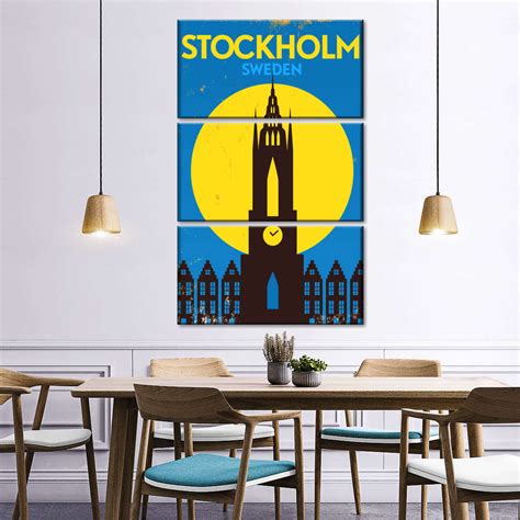 Stockholm Sweden Poster Wall Art | Digital Art