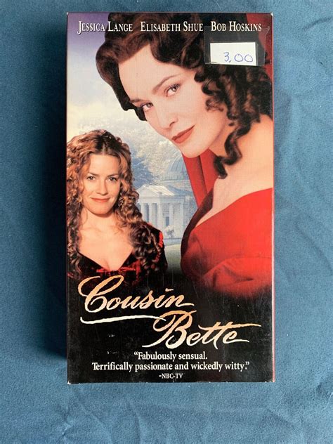 Cousin Bette Vhs 1998 Jessica Lange Elisabeth Shue Bob Hoskins Hugh Laurie 86162907739 Ebay