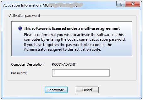 multi user license administration