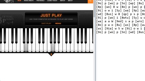 Virtual piano notes - juluclassic