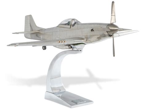 Authentic Models WWII Mustang Airplane Model - Game Room Spot