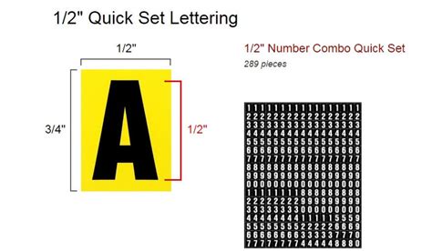 Peel And Stick Letters 1 2 Half Inch NUMBERS ONLY COMBO White On Black