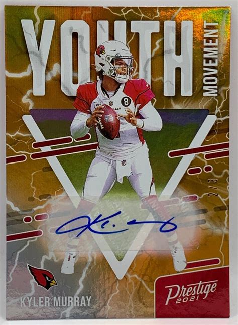 Prestige Kyler Murray Youth Movement Xtra Points Auto Orange