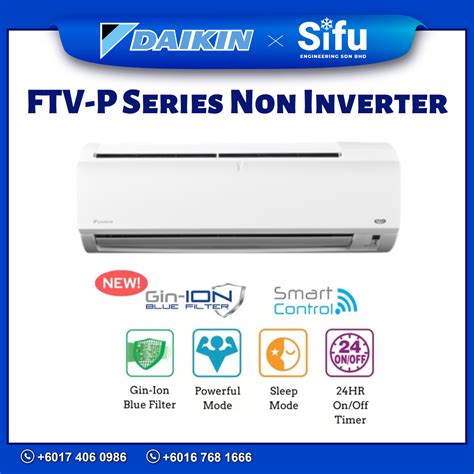 Daikin Ftv P Series Wall Mounted Air Conditioner Non Inverter R32