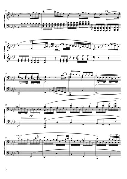 Sonate No 8 Pathetique 2nd Movement Opus 13 By Ludwig Van Beethoven Piano Solo Digital