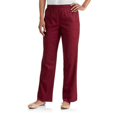 White Stag White Stag Womens Elastic Waistband Woven Pull On Pants