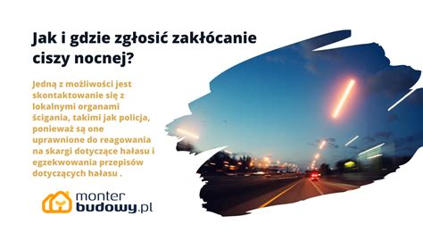 Jak I Gdzie Zg Osi Zak Canie Ciszy Nocnej Monterbudowy Pl