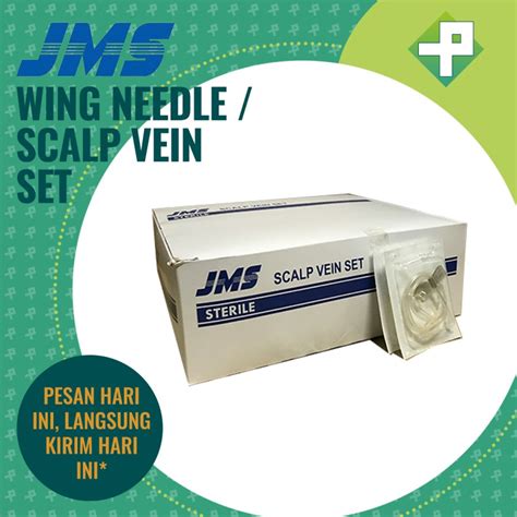 Jual Wing Needle JMS Scalp Vein Set Spuit Kupu Kupu 23 25 27G ECER