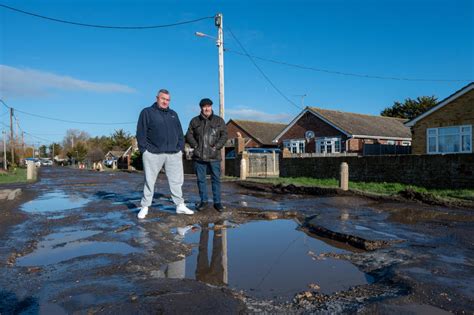 Angry Residents Demand Action On Uks Worst Road Riddled With