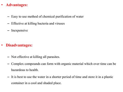 Water purification methods | PPT