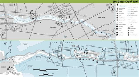 Los Gatos Creek Trail Map - Ontheworldmap.com