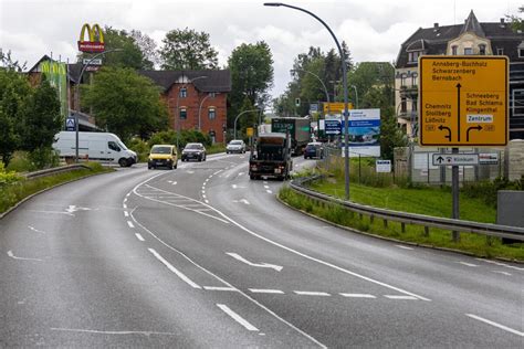 Baustellen Chemnitz Kreuzung Im Erzgebirge Wird Saniert Sperrungen N Tig